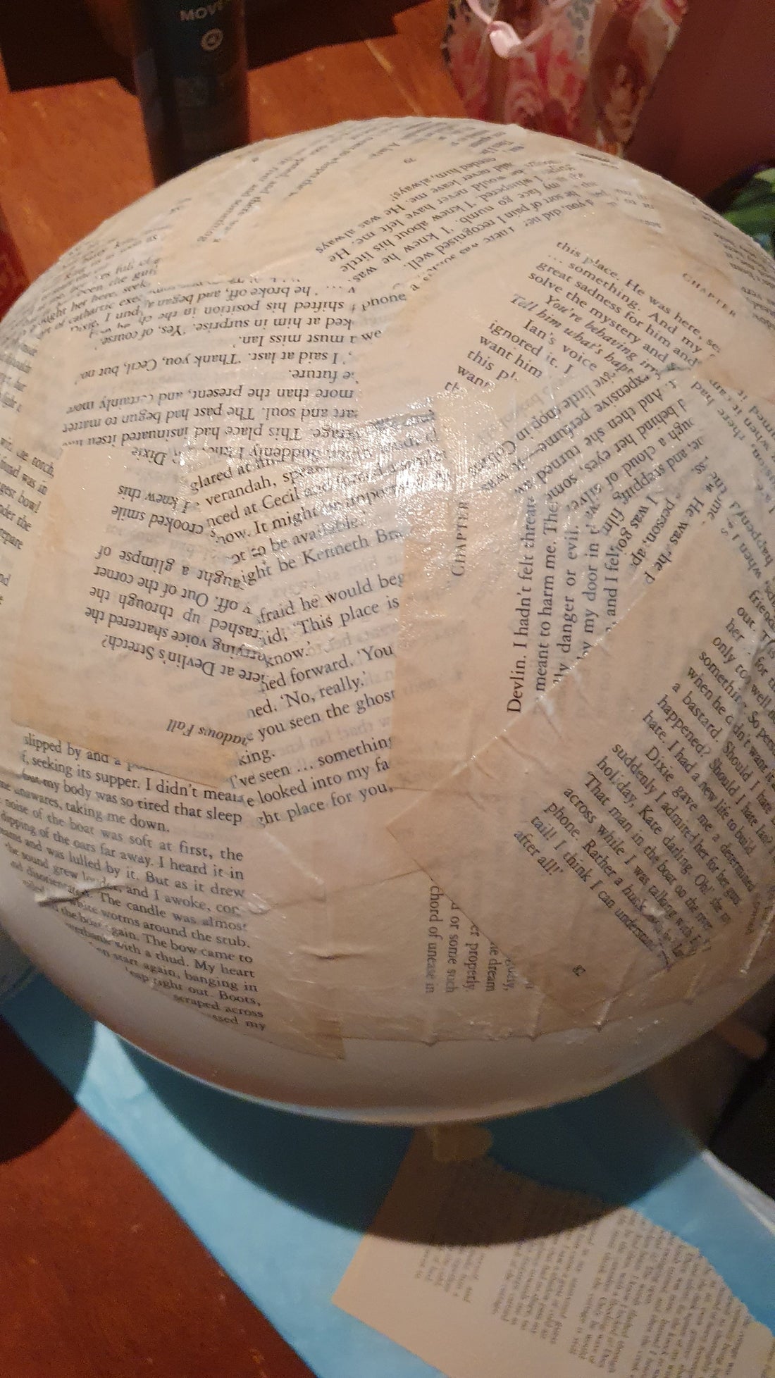 Gel Matte Medium: My unconventional paper mache adventure!